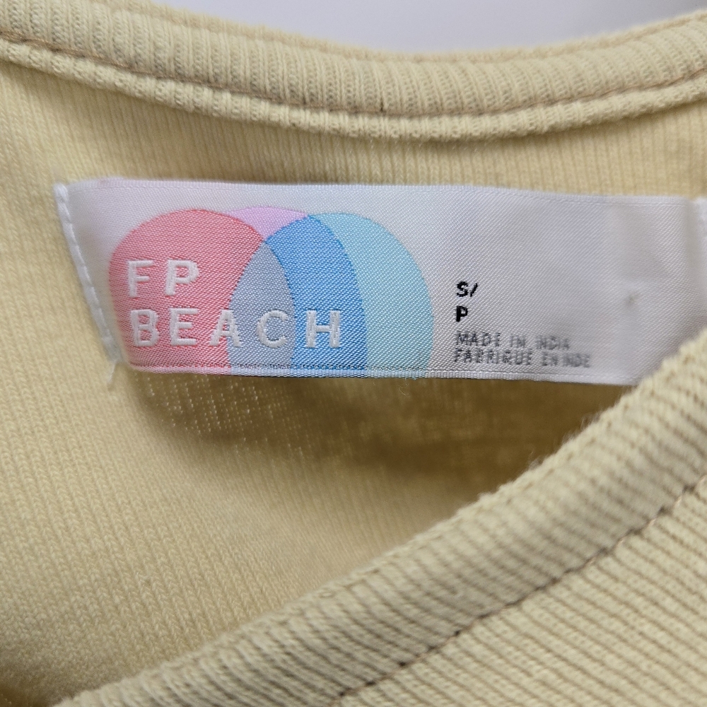 Free People Perth Barrel Dress Tan Cotton Sleeveless - Picture 3 of 14